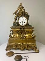 Figurale pendule - Antiek Brons - 1850-1900 - Majestueus, Antiek en Kunst, Antiek | Klokken