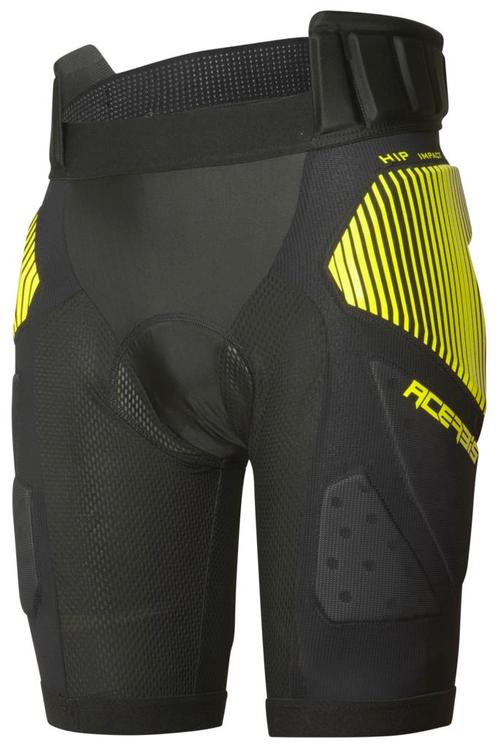 Beschermende Korte Broek Acerbis Rush Zwart-Geel, Motoren, Accessoires | Overige, Nieuw, Verzenden