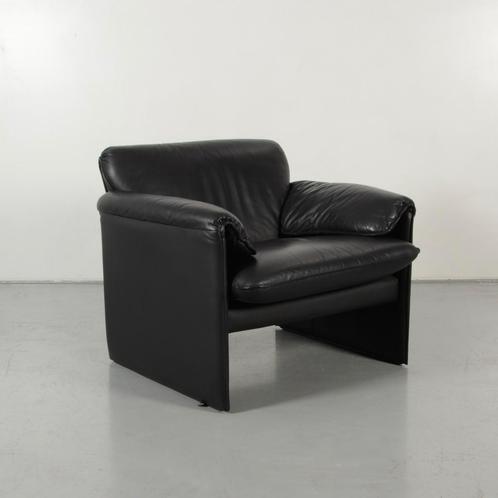 Leolux Bora Bora fauteuil, zwart leder, Zakelijke goederen, Kantoor en Winkelinrichting | Kantoormeubilair en Inrichting, Ophalen of Verzenden