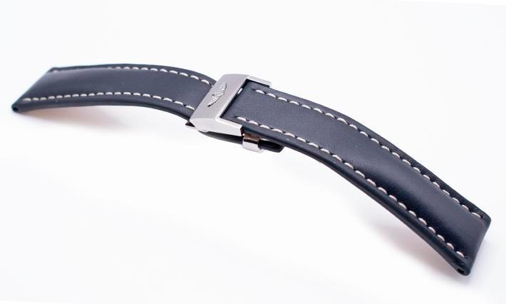 Horlogeband Breitling horlogeband Pilot Donkerblauw, Sieraden, Tassen en Uiterlijk, Overige Accessoires, Nieuw, Ophalen of Verzenden