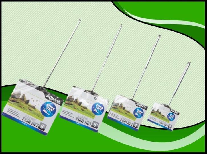 Schepnet professional 20x15cm met telescoopsteel, Dieren en Toebehoren, Vissen | Aquaria en Toebehoren, Overige typen, Nieuw, Verzenden