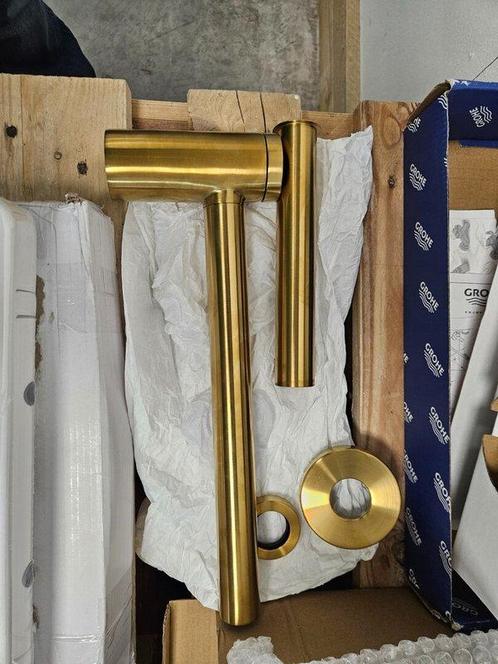 GROHE design sifon 1 1/4 cool sunrise geborsteld, Doe-het-zelf en Verbouw, Sanitair, Overige typen, Nieuw, Ophalen of Verzenden