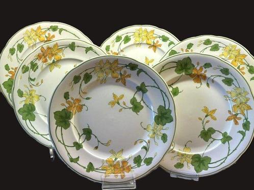 Villeroy & Boch - Bord (6) - Geranium Malva - Porselein, Antiek en Kunst, Antiek | Meubels | Tafels
