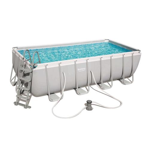 Power Steel zwembad 404x201x100 cm (set), Kinderen en Baby's, Speelgoed | Buiten | Zandbakken, Nieuw, Verzenden