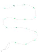 HEMA Lichtsnoer 1.8m met 15 lampjes kerstbomen voor binnen, Diversen, Kerst, Verzenden, Nieuw