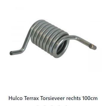 Terrax veer Hulco Terrax torsieveer rechts 100cm, Auto diversen, Aanhangwagen-onderdelen, Ophalen of Verzenden