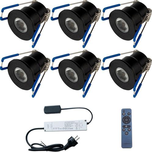 LED Veranda Spot Complete Set - Velvalux - 6 Stuks - 3W -, Huis en Inrichting, Lampen | Spots, Plafondspot of Wandspot, Nieuw
