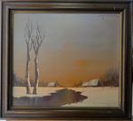 Leo Jordaens (1944-2000) - Winterlandschap, Antiek en Kunst