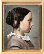 Herman Kay (1839-1902) - Jeune fille de profil