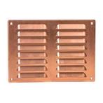 Europlast metalen ventilatierooster rechthoekig koper 260 x, Doe-het-zelf en Verbouw, Ventilatie en Afzuiging, Ophalen of Verzenden