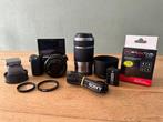 Sony NEX-5 + 16-50 PZ + SEL 55-210 OSS Spiegelloze camera, Nieuw