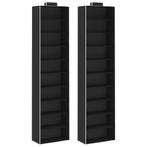 vidaXL Kledingorganisers hangend 2 st met 10 schappen stof, Verzenden, Nieuw