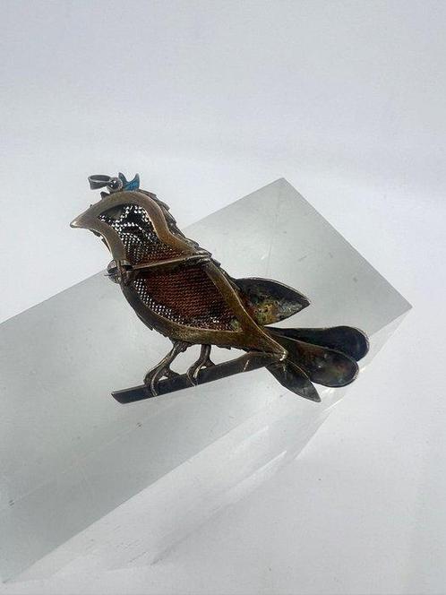 Zonder Minimumprijs - Broche Zilver, Verguld - Hanger, Sieraden, Tassen en Uiterlijk, Antieke sieraden