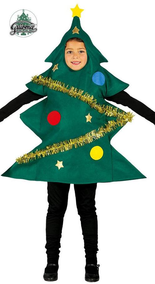 Kerstboom outfit Kind, Kleding | Dames, Carnavalskleding en Feestkleding, Nieuw, Ophalen of Verzenden