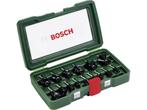 Bosch Houtfrezen -  8 mm schacht - 15-delig - geschikt voor, Verzenden, Zo goed als nieuw