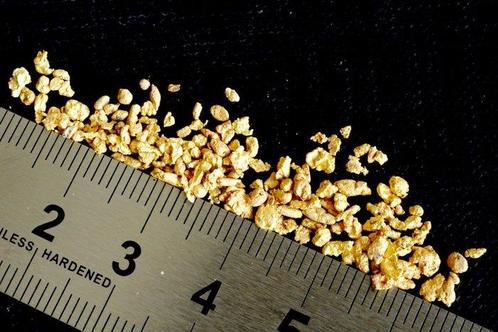 Goud Goud nugget- 5.11 g, Verzamelen, Mineralen en Fossielen