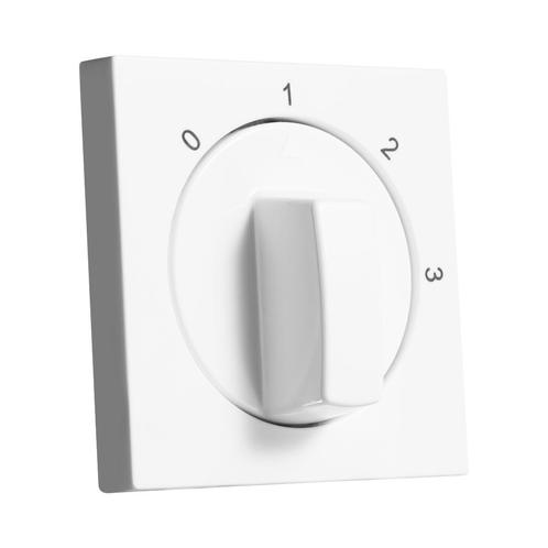 ION Centraalplaat met draaiknop driestandenschakelaar  V1/J1, Doe-het-zelf en Verbouw, Elektra en Kabels, Nieuw, Ophalen of Verzenden
