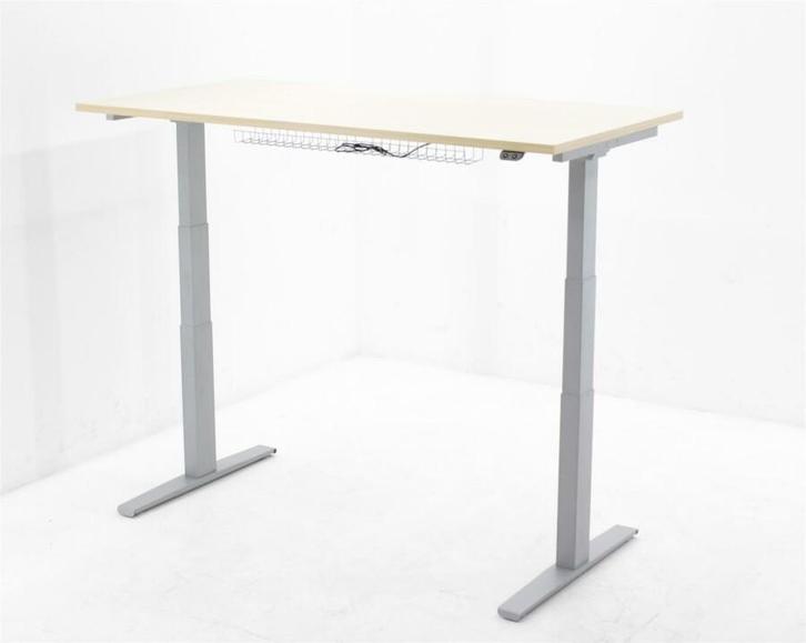 Zit-/sta bureau elektrisch 160x80cm (bxd) - ex verhuur,, Huis en Inrichting, Bureaus, Gebruikt, Ophalen of Verzenden