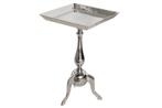 Filigraan bijzettafel TRAYFUL 55cm zilveren aluminium, Huis en Inrichting, Tafels | Sidetables, Nieuw, Ophalen of Verzenden