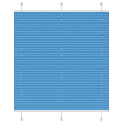 vidaXL Plissé rolgordijn 115x100cm stofbreedte 114,4cm, Huis en Inrichting, Stoffering | Gordijnen en Lamellen, Blauw, Nieuw, Verzenden