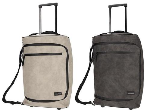 Norlander Nubuck Lyon reistrolley 17L - Handbagage trolley -, Sieraden, Tassen en Uiterlijk, Koffers, Nieuw, Verzenden