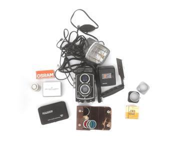 Rolleicord VI camera met attributen, Duitsland, 20e eeuw beschikbaar voor biedingen