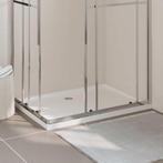 vidaXL Douchebak rechthoekig 80x110 cm ABS wit, Doe-het-zelf en Verbouw, Sanitair, Verzenden, Nieuw
