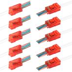 RJ45 Connector CAT6 Assortiment - Rood - 10 stuks, Computers en Software, Pc- en Netwerkkabels, Verzenden, Nieuw