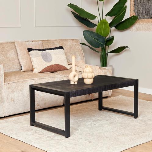 Salontafel Boaz Black | 110 cm, Huis en Inrichting, Tafels | Salontafels, Nieuw, Ophalen of Verzenden