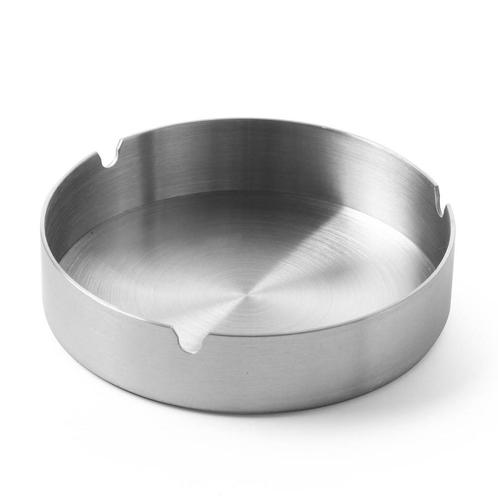 Terras Asbak | RVS | Ø120x30(h)mm HENDI, Zakelijke goederen, Horeca | Keukenapparatuur, Nieuw in verpakking, Verzenden