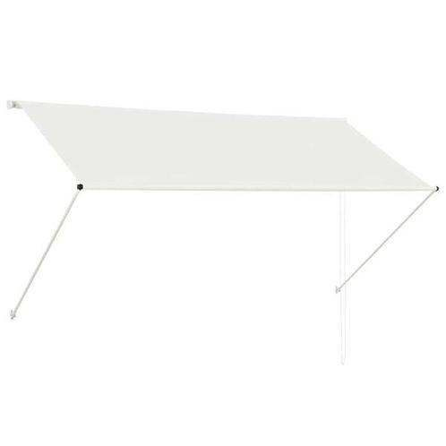 Terras Luifel Creme 250x150 | Retourdeal | Betaalbaar!, Tuin en Terras, Zonneschermen, 250 cm tot 450 cm, Nieuw, Uitvalscherm