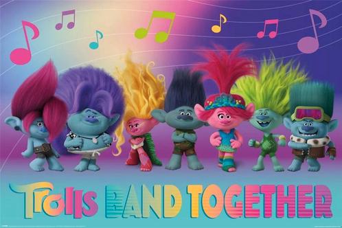 Poster Trolls Band Together Perfect Harmony 91,5x61cm, Verzamelen, Posters, Nieuw, A1 t/m A3, Verzenden