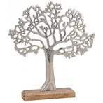 Metalen decoratie Tree of life boom op standaard 33 cm - B.., Ophalen of Verzenden, Nieuw