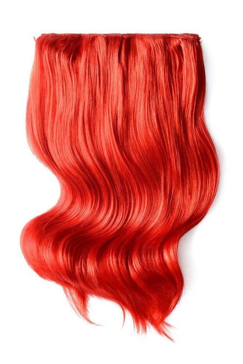 Remy Human Hair extensions Double Weft  18 - rood Red#, Sieraden, Tassen en Uiterlijk, Uiterlijk | Haarverzorging