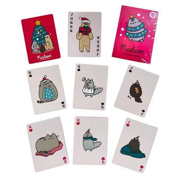 Kaartspel/Speelkaarten - Kerstmis Thema Pusheen Cat - Pushee beschikbaar voor biedingen