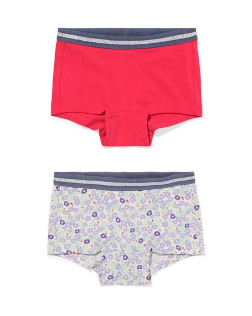 HEMA Kinderboxers bloem - 2 stuks roze 4=35% / 3=25% / 2=15%, Kinderen en Baby's, Kinderkleding | Overige, Nieuw, Verzenden
