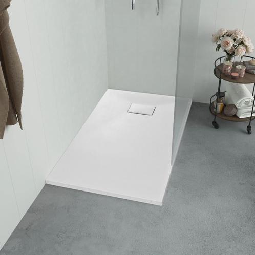 vidaXL Douchebak 120x70 cm SMC wit, Doe-het-zelf en Verbouw, Sanitair, Nieuw, Verzenden