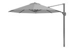 Platinum Voyager Ronde Zweefparasol T1 3m. - Light Grey, Verzenden, Nieuw, Zweefparasol, Kantelbaar