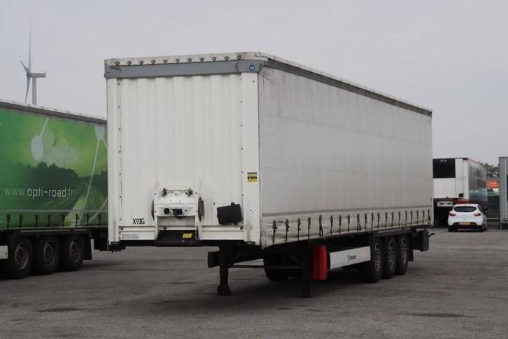 Veiling: Schuifzeiloplegger Krone SD 2019, Auto's, Vrachtwagens, BTW verrekenbaar, Overige brandstoffen, Overige kleuren, Aanhangers en Opleggers