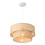 Design hanglamp Ascot 12xØ40 cm E27 wit rotan look lux.pro, Huis en Inrichting, Lampen | Hanglampen, Verzenden, Nieuw