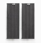 GGM Gastro | (2 stuks) Gietijzeren grillroosters - 175x515mm, Verzenden
