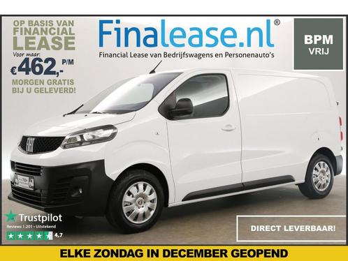 Fiat Scudo 2.0 L2H1 145PK BPM VRIJ AUT Airco Carplay €462pm, Auto's, Bestelauto's, Lease, Automaat, Diesel, Wit, Fiat, Verzenden