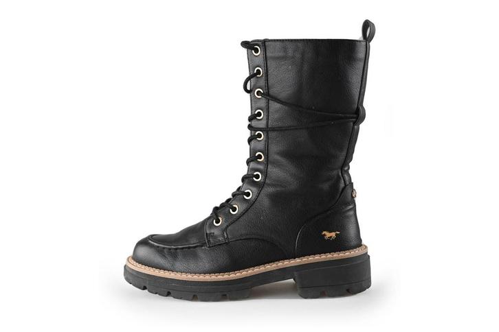 Mustang veterboots in maat 37 Zwart | 25% korting, Kleding | Dames, Schoenen, Zwart, Zo goed als nieuw, Overige typen, Verzenden