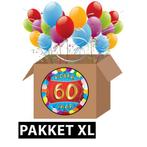 60 jaar feestartikelen pakket XL - 60 jaar versiering, Nieuw, Ophalen of Verzenden