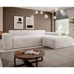 Gestoffeerde Hoekbank Vals Rechts - 250 x 183 x 71 cm - Beig, Huis en Inrichting, Verzenden, Nieuw