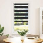 vidaXL Duo Rolgordijn 80x150cm Zwart, Huis en Inrichting, Stoffering | Gordijnen en Lamellen, Verzenden, Nieuw, Zwart