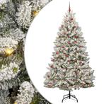 vidaXL Kunstkerstboom met 300 LED Groen en Wit 270 cm PVC en, Diversen, Kerst, Verzenden, Nieuw