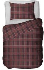 2dekans | Kayori Betsu Dekbedovertrek Flanel - 240x200-220, Ophalen of Verzenden, Zo goed als nieuw, Rood