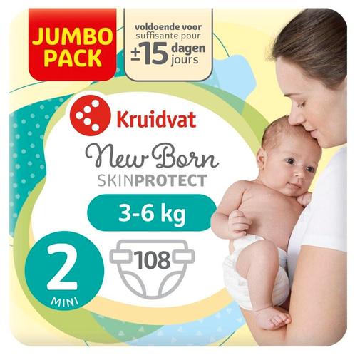 Kruidvat 2 NewBorn Mini Luiers Jumbopack, Kinderen en Baby's, Overige Kinderen en Baby's, Nieuw, Verzenden