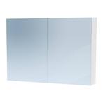Spiegelkast Dual Exclusive Line 100cm Hoogglans Wit, Ophalen of Verzenden, Nieuw, Bad